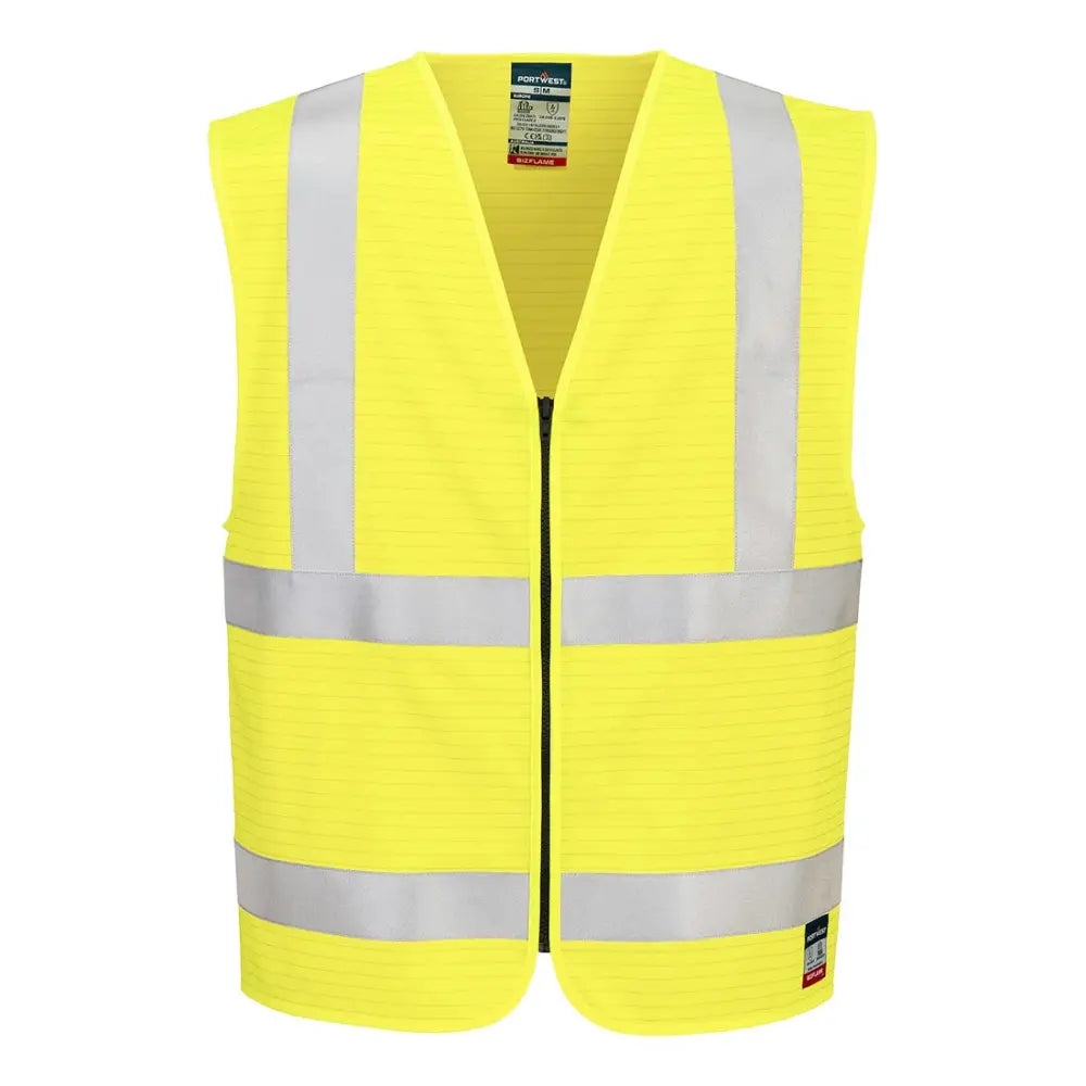 Portwest Bizflame Hi-Vis FR vetoketjullinen palosuojattu liivi FR615 - L/XL - Työliivit