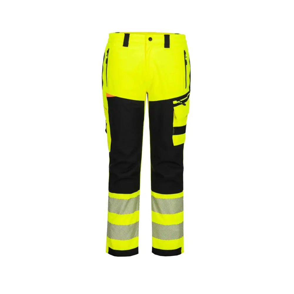 Portwest DX4 Hi-Vis Kuorisadehousut DX448 - kelta/ musta / 2XL - Työhousut