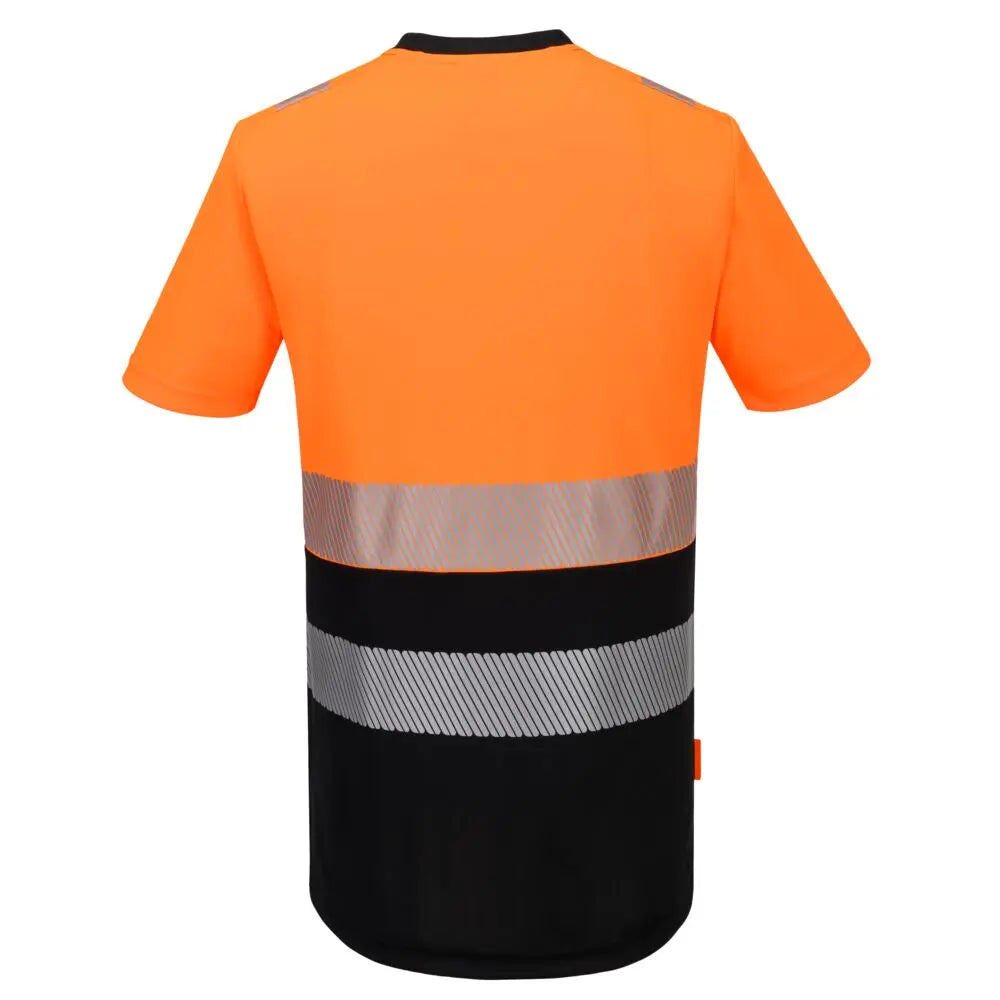 Portwest DX4 Hi-Vis T-paita (luokka 1) DX434 - Oranssi/Musta / 4XL - Työpaidat