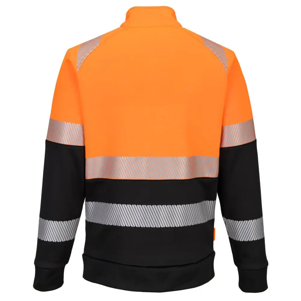Portwest DX4 Hi-Vis vetoketjullinen Funnel Neck- collaripusero (Luokka 1) DX490 - Työtakit