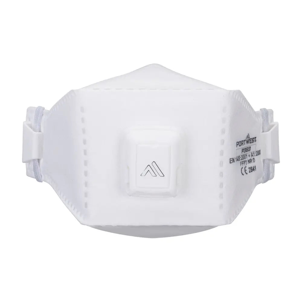 Portwest EAGLE PRO FFP3 venttiilillä varustettu Dolomite taittuva litteä hengityssuojain (Pk10) P393 - Suojavarusteet