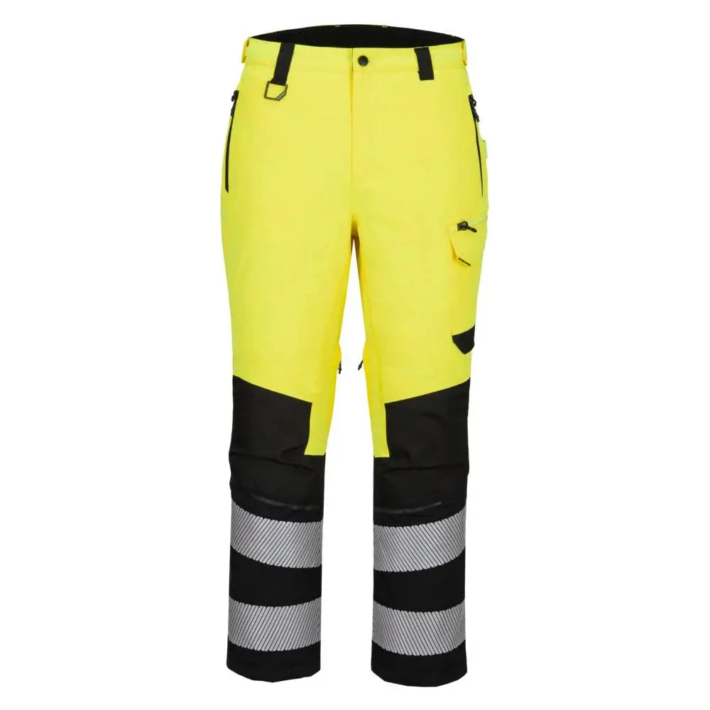 Portwest EV4 Hi-Vis Expedition housut - kelta/ musta / L - Työvaatteet