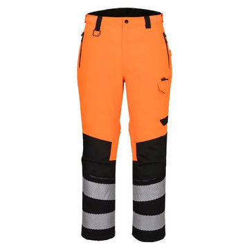 Portwest EV4 Hi-Vis Expedition housut - Oranssi/Musta / L - Työvaatteet