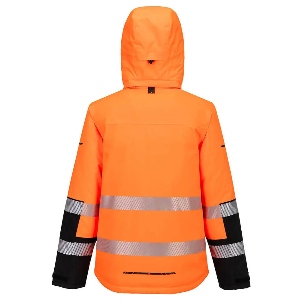 Portwest EV4 Hi-Vis Talvitakki - Oranssi/Musta / L - Työvaatteet