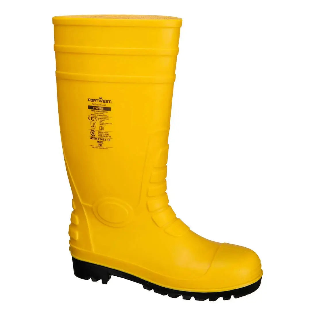 Portwest FW95 Total safety Wellington turvasaapas S5 - Keltainen / 36 - Työsaappaat