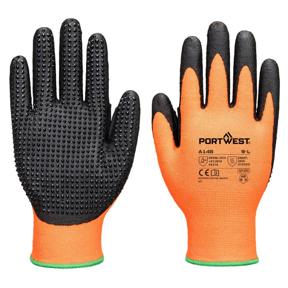 Portwest Grip 13 High-Dotted Glove A148 - S - Yleiskäsineet