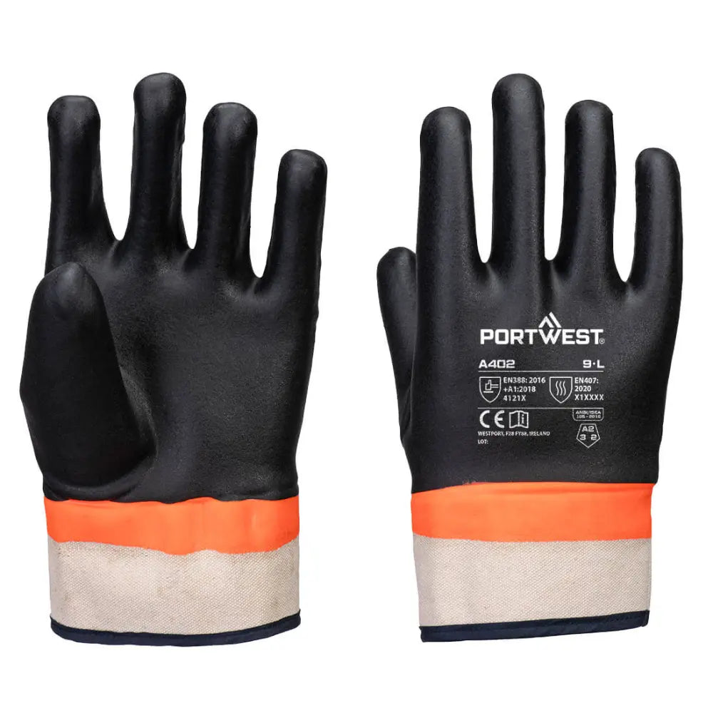 Portwest Grip PVC Double-Dipped Sandy A402 - L - Yleiskäsineet
