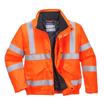 Portwest Hi-Vis Bomber Takki – Luokan 3 Näkyvä Työtakki