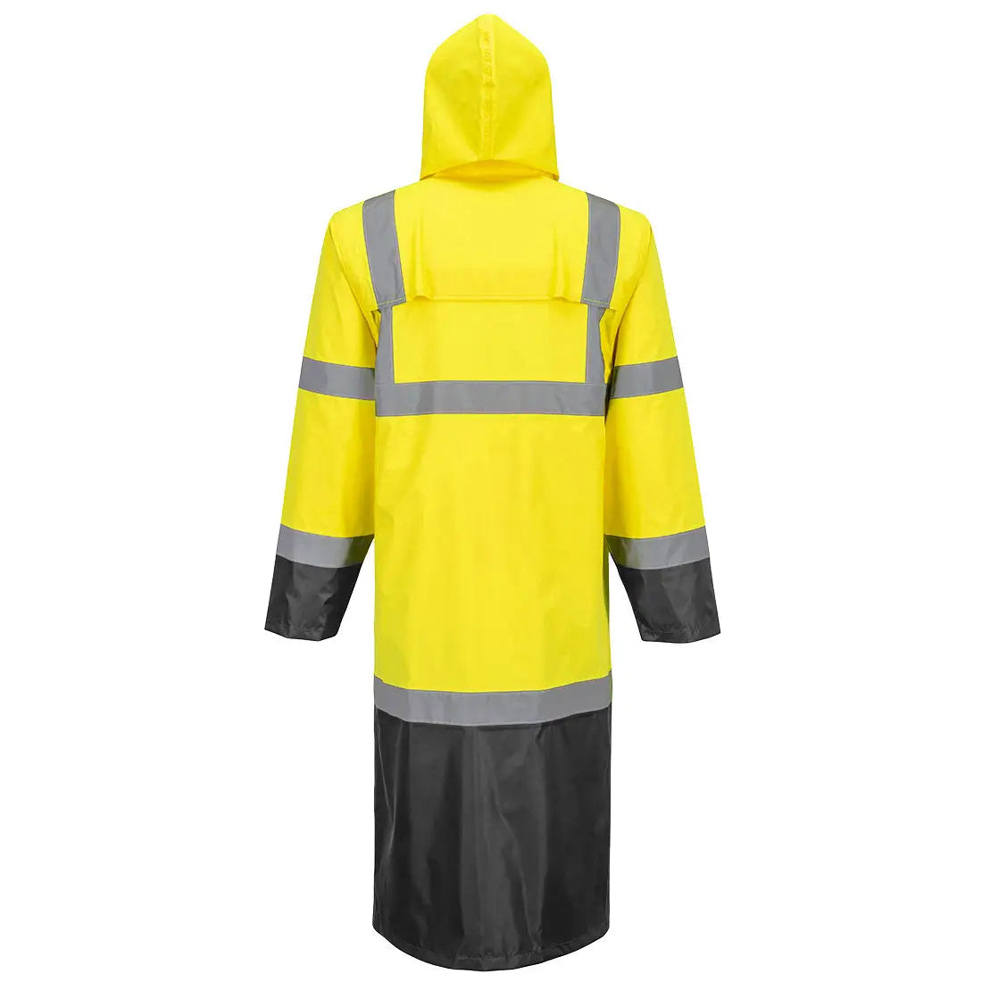 Portwest Hi-Vis Contrast Raincoat 122cm H446 - Sadetakit/kuoritakit