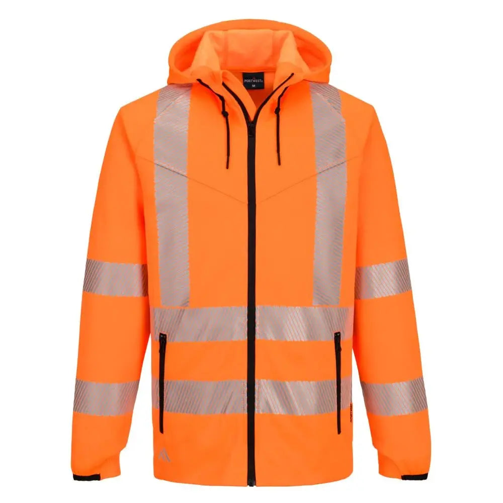 Portwest KX3 Sport Hi-Vis Vetoketjuhuppari KX303 - Oranssi / 4XL - Työpaidat