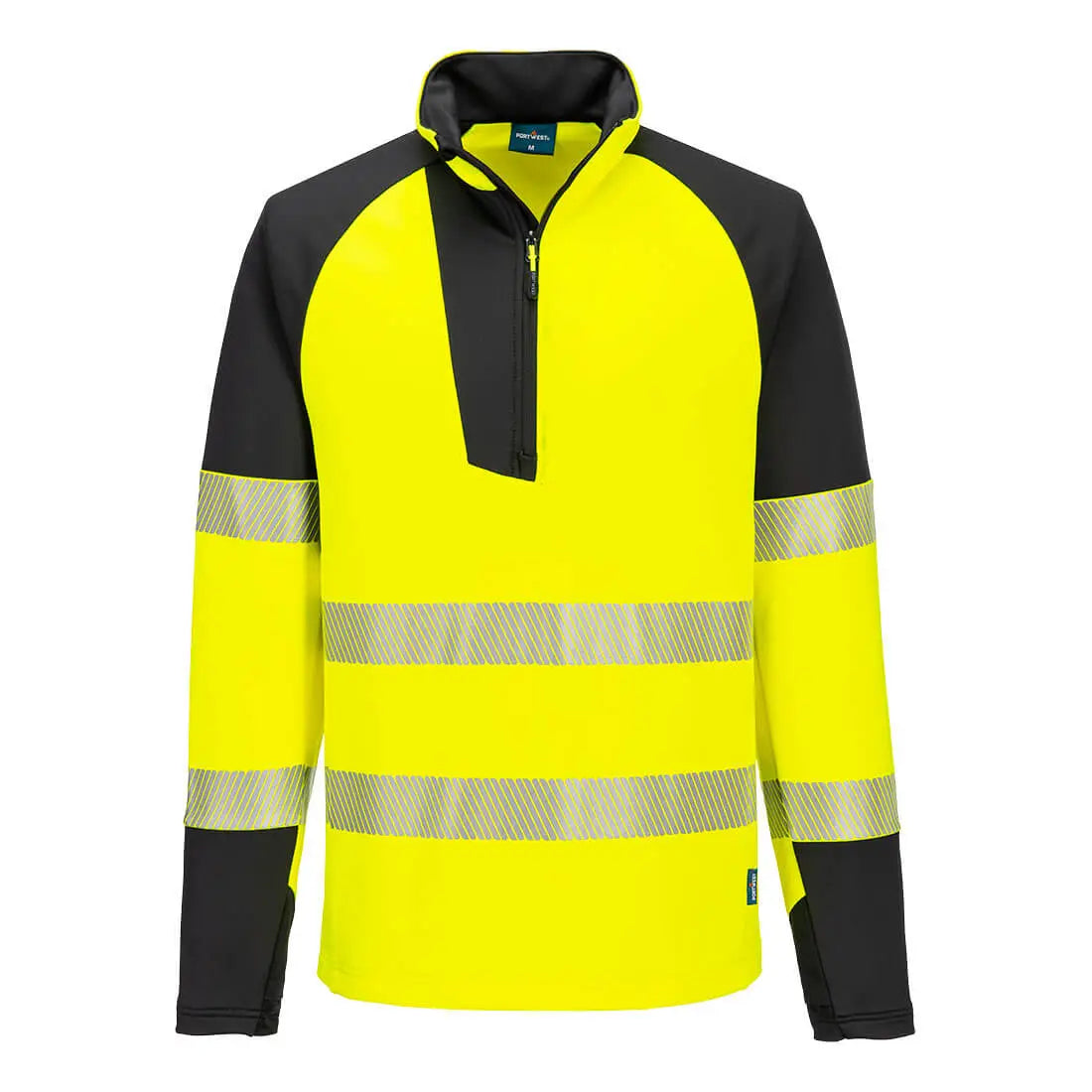 Portwest PW3 Hi-Vis 1/4 vetoketju College-pusero