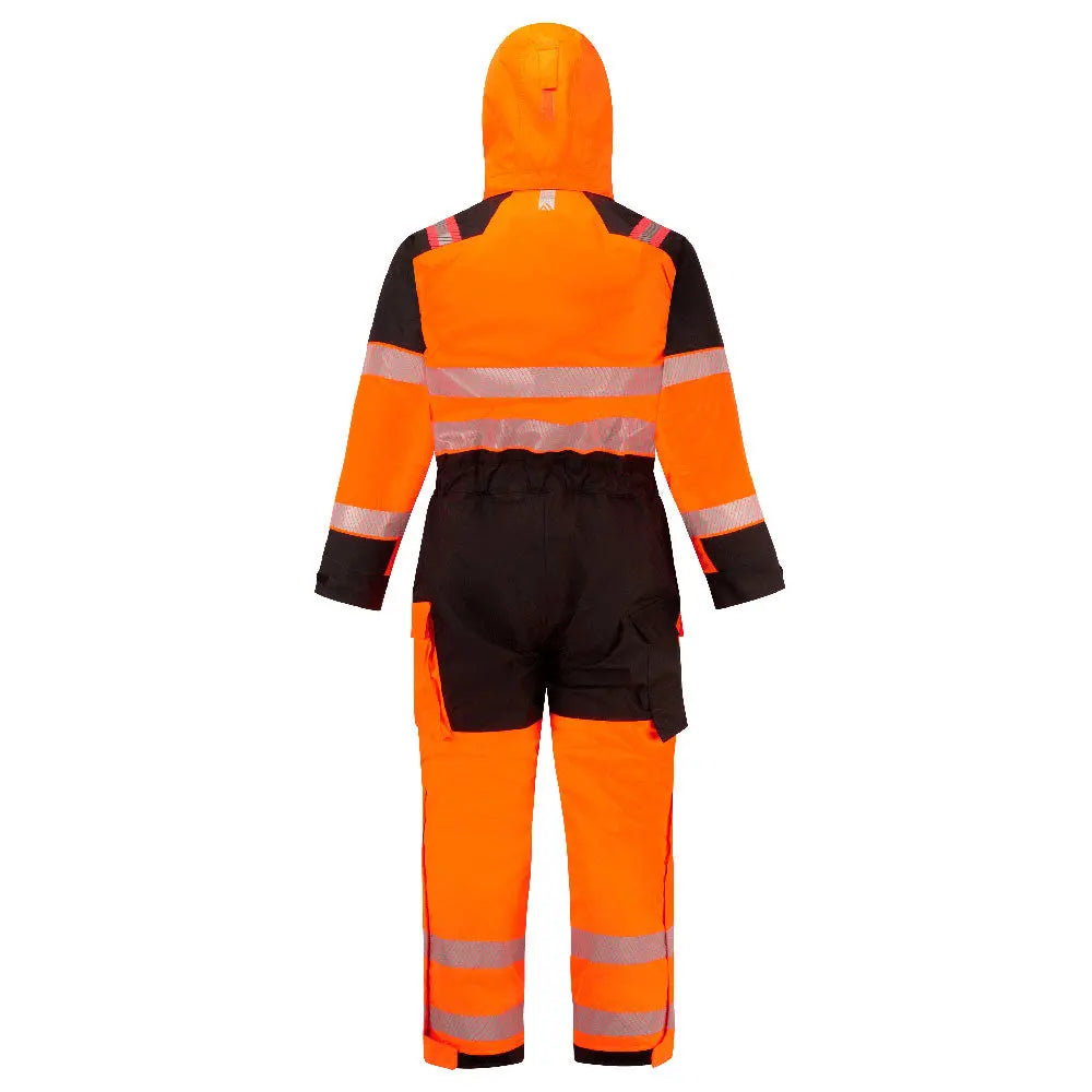 Portwest PW3 Modaflame Rain+ Hi-Vis Multi-Norm FR talvihaalari FR516 - Oranssi/Musta / L - Umpihaalarit