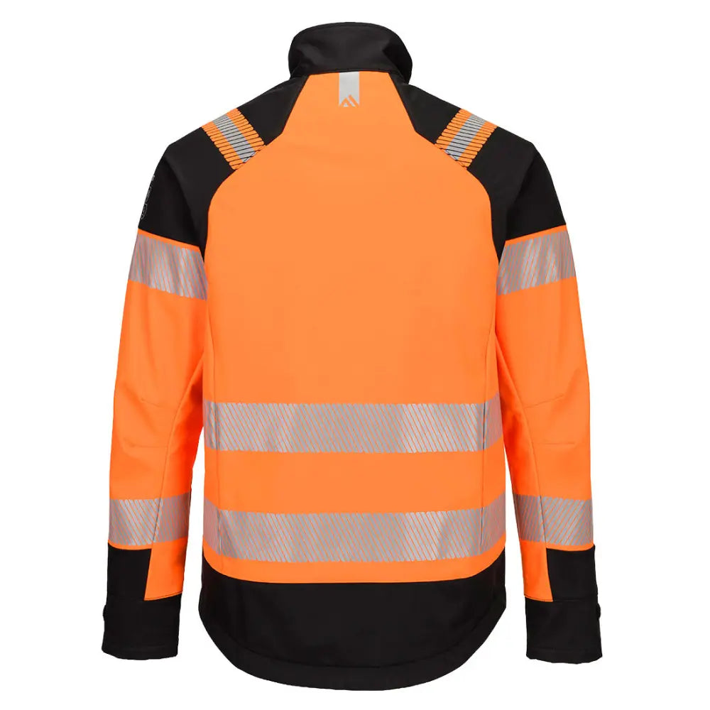Portwest PW3 Modaflame Softshell Hi-Vis Multi-Normi FR-takki FR718 - Oranssi/Musta / L - Työtakit