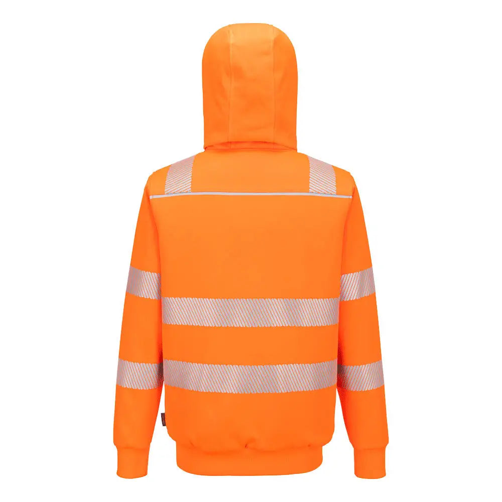 Portwest PW321 Hi-Vis vetoketjullinen talvihuppari - Oranssi / 4XL - Työvaatteet