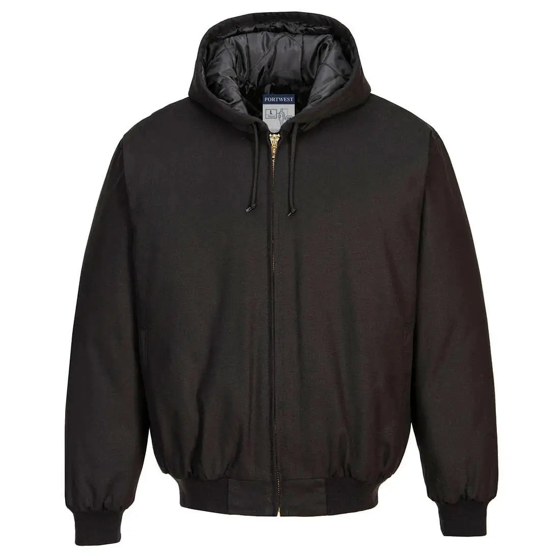 Portwest Tikkivuoorattu  hupullinen bomber-takki