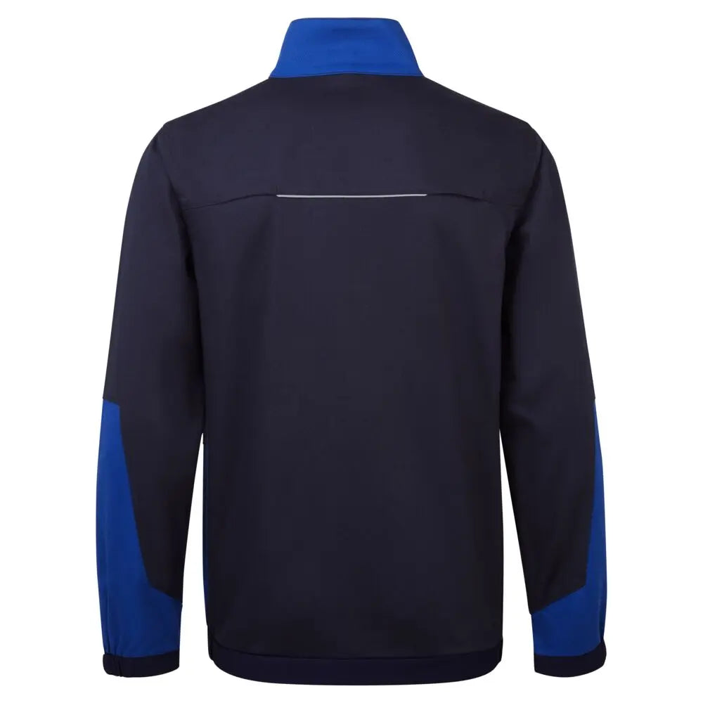 Portwest WX1 Vuorellinen puuvillainen kaksisävyinen työtakki CD118 - Tummansininen/Royalsininen / 4XL - Työvaatteet