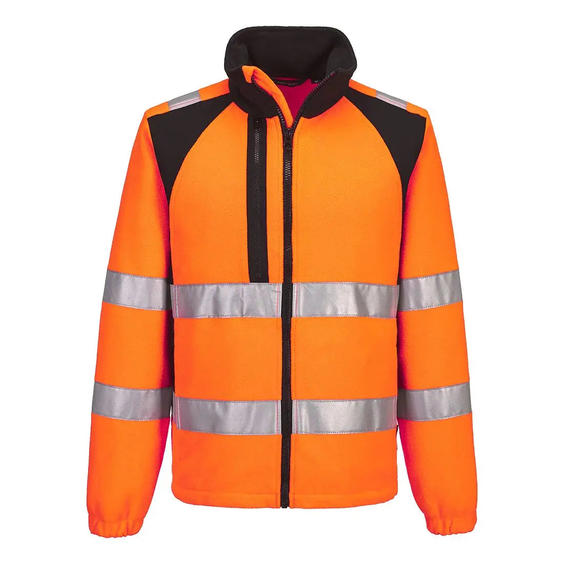 Portwest WX2 Eco Hi-Vis fleece CD807 - Oranssi/Musta / 4XL - Työtakit