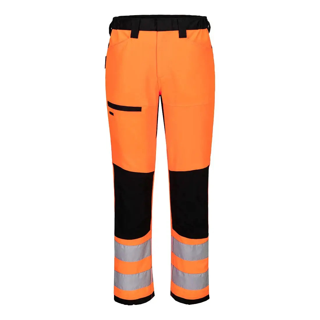 Portwest WX2 Eco Hi-Vis luokan 2 service-housut CD857 - Oranssi/Musta / 2XL - Työhousut