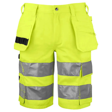 Projob 6535 Shortsit EN ISO 20471 Luokka 2/1 - Keltainen/Musta / C42 - Työvaatteet