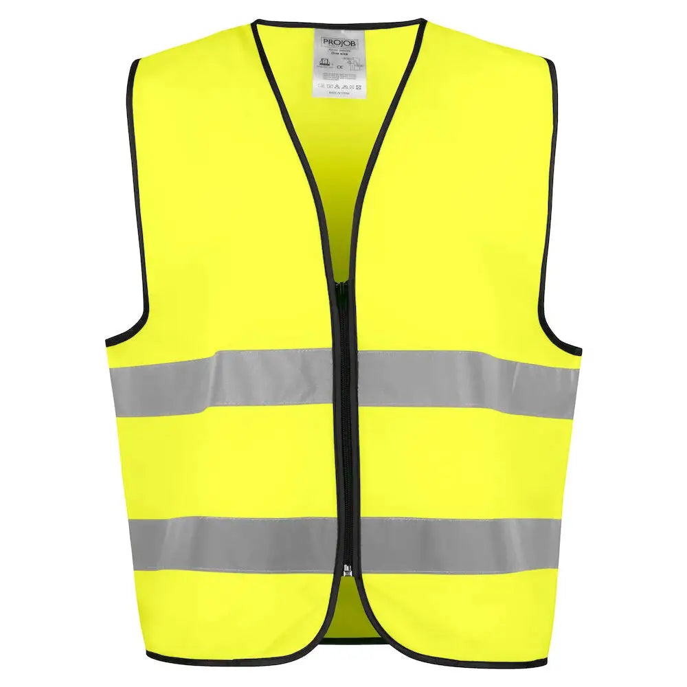 Projob 6709 Liivi EN ISO 20471 Luokka 2 - Keltainen/Musta - Työvaatteet
