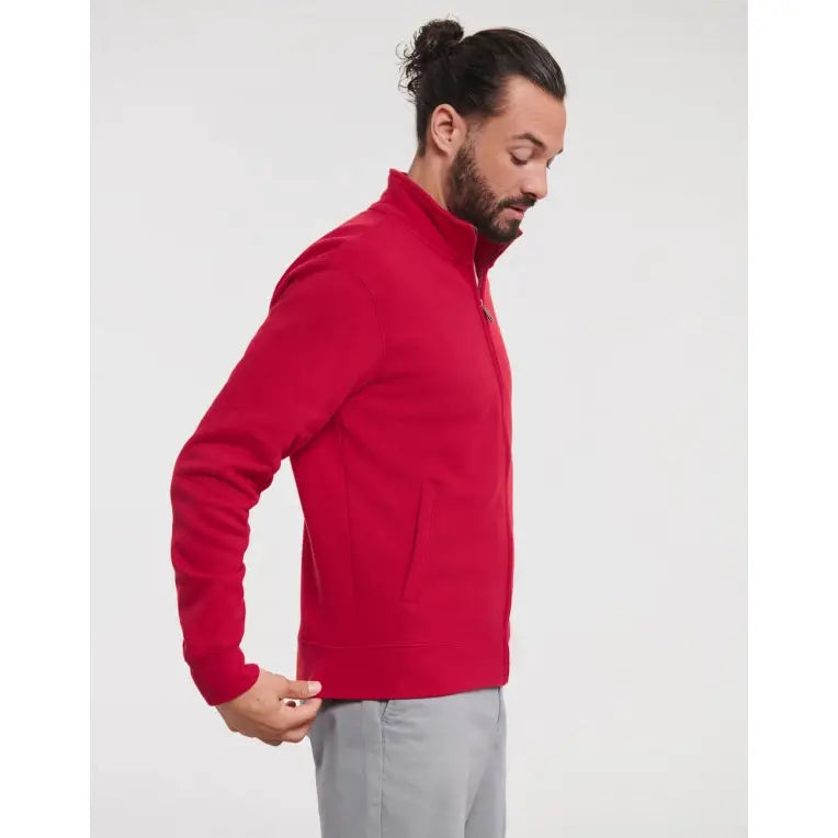 Russell Authentic Miesten vetoketjullinen Collegetakki - Yritystekstiilit