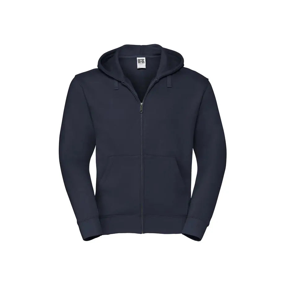Russell Authentic Vetoketjuhuppari - Sininen (French Navy) / XS - Yritystekstiilit