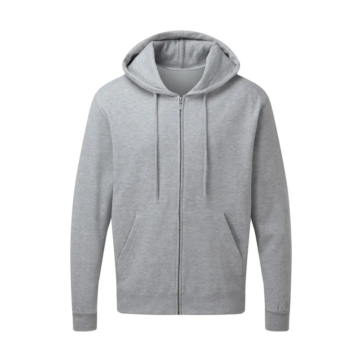 SG Originals Miesten Vetoketjuhuppari - Harmaa (Light Oxford) / 5XL - Yritystekstiilit