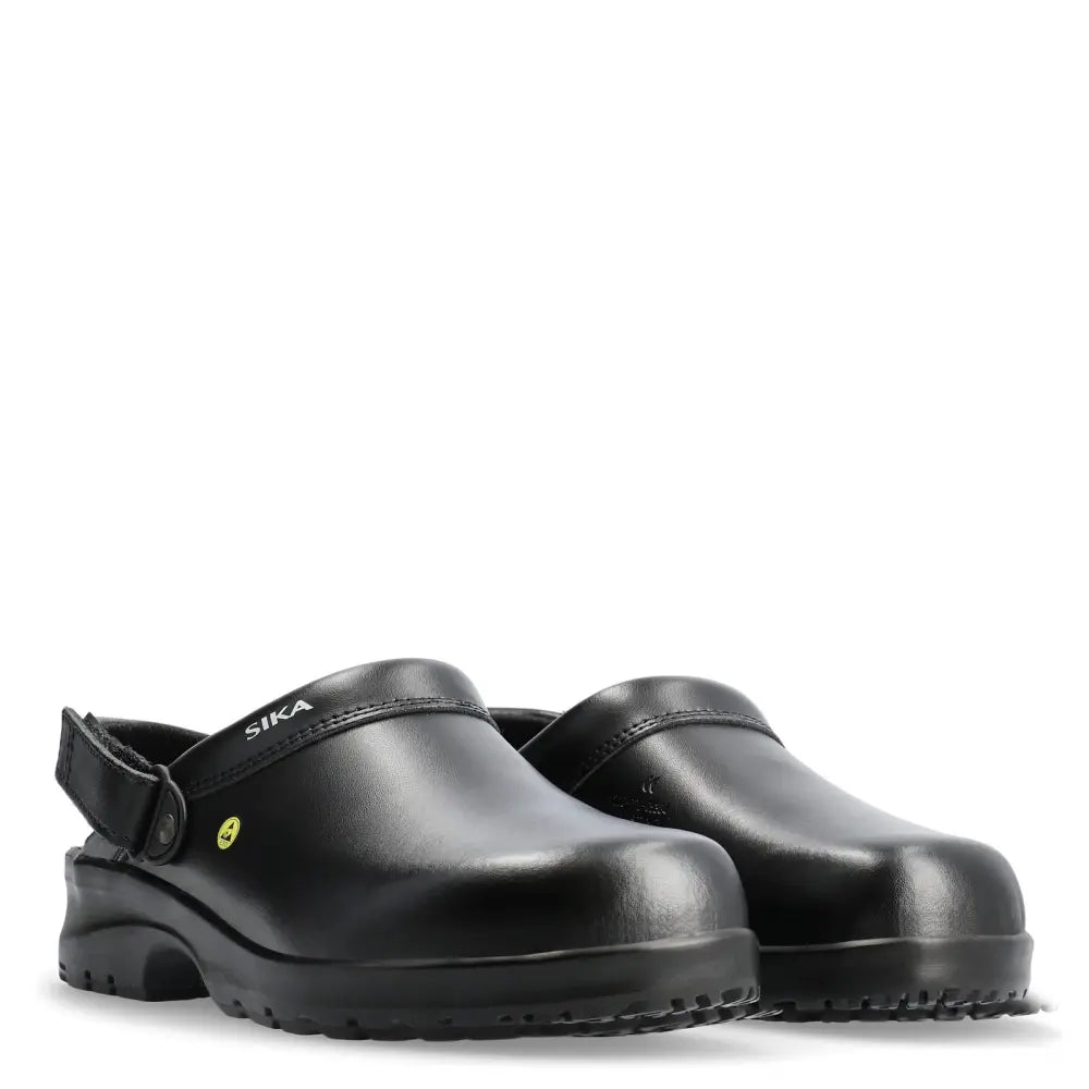 SIKA Fusion Clog kantaremmillä OB ESD - 48 / Musta - Työjalkineet