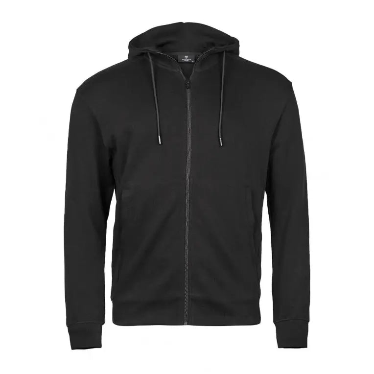 Tee Jays Ribbed Interlock vetoketjuhuppari - Yritystekstiilit