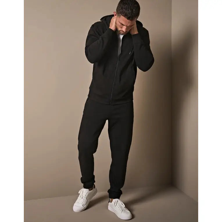 Tee Jays Ribbed Interlock vetoketjuhuppari - Yritystekstiilit