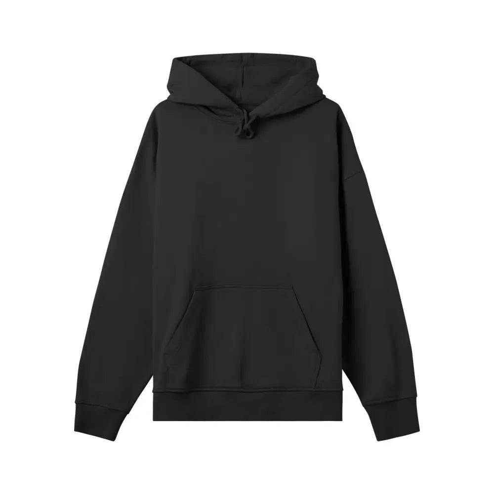 True Blanks Miesten Boxy Huppari - Musta (Off Black) / S - Yritystekstiilit